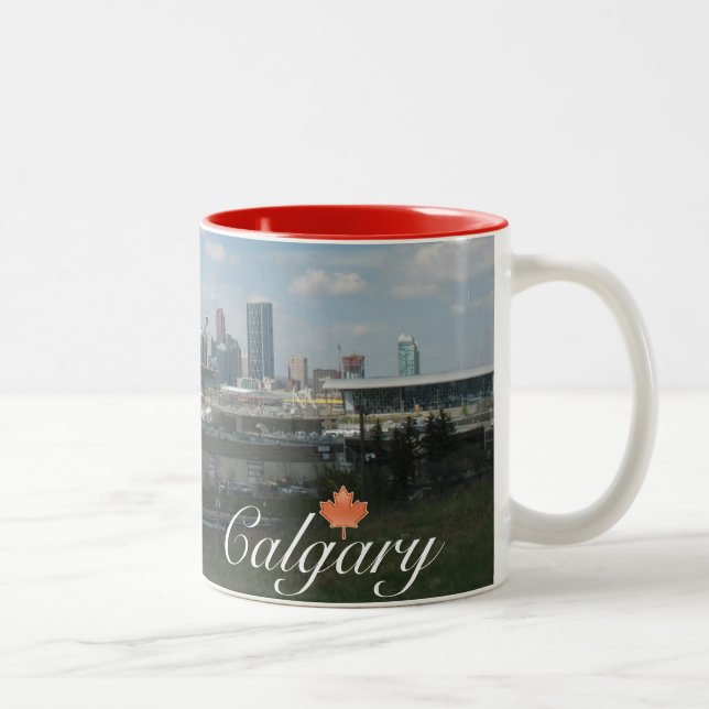 Tasse 2 Couleurs Calgary Alberta (Droit)