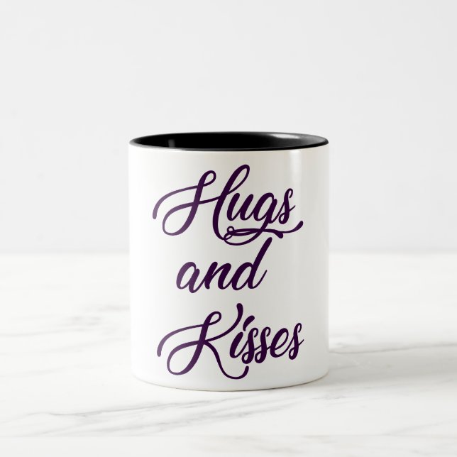 Tasse 2 Couleurs Câlins et bisous (Centre)