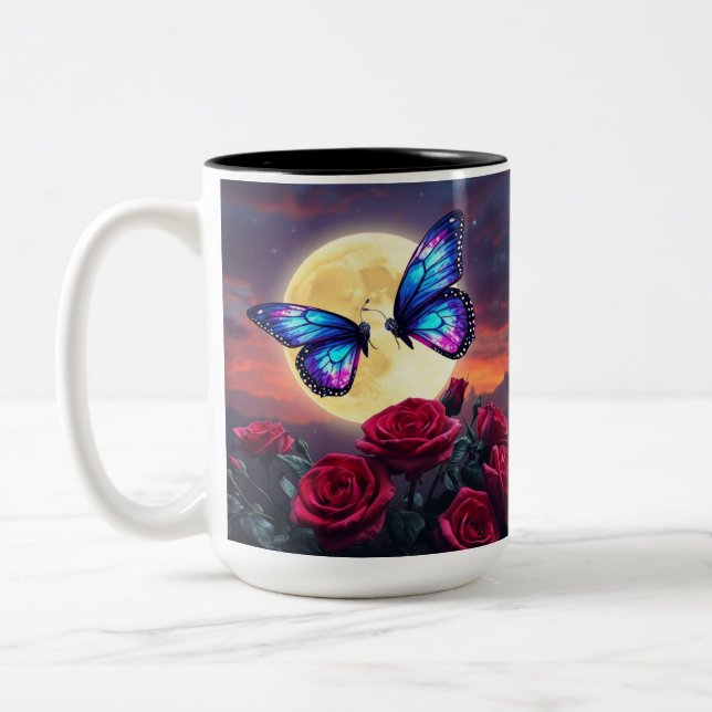 Tasse 2 Couleurs Calme au Clair de Lune (Gauche)
