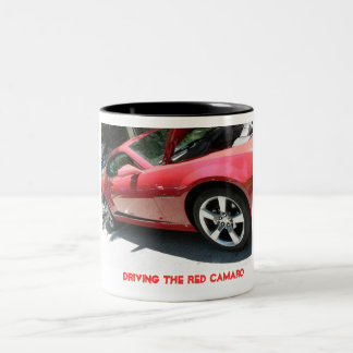 Tasse 2 Couleurs Camaro rouge