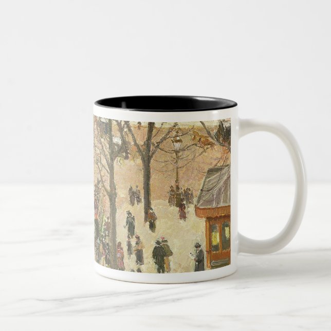 Tasse 2 Couleurs Camille Pissarro | Place du Theatre Francais, 1898 (Droit)