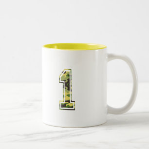 Tasse 2 Couleurs Camo vert et jaune de #1