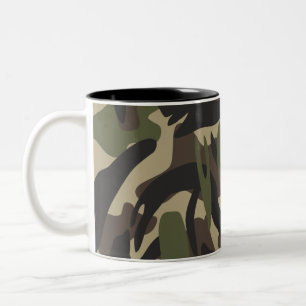Tasse 2 Couleurs Camouflage de l'armée 
