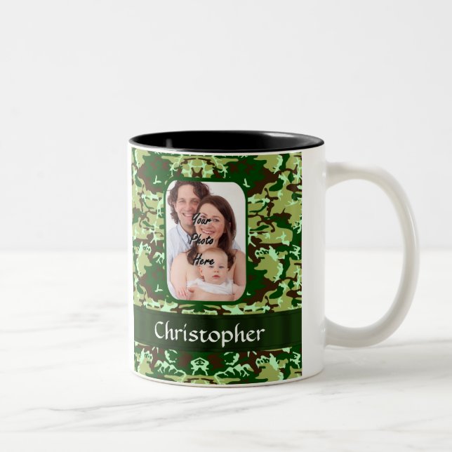 Tasse 2 Couleurs Camouflage vert (Droit)