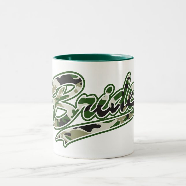 Tasse 2 Couleurs Camouflage vert mariée/militaire (Centre)