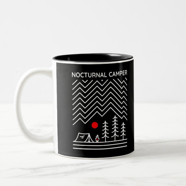 Tasse 2 Couleurs Camper Nocturne 3 (Gauche)