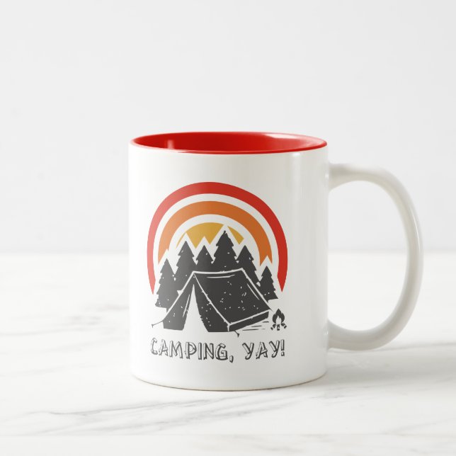 Tasse 2 Couleurs Camping ! (Droit)