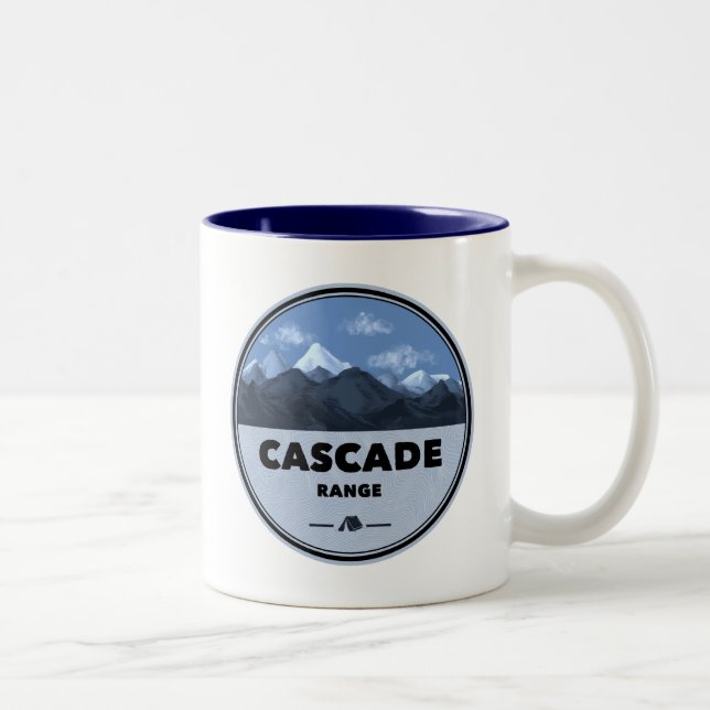Tasse 2 Couleurs Camping Cascade Range (Droit)