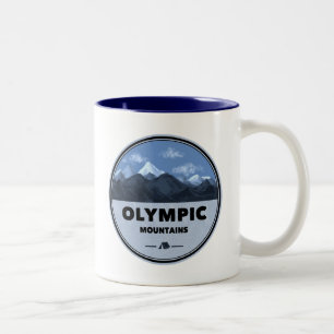 Tasse 2 Couleurs Camping des Monts Olympiques de Washington