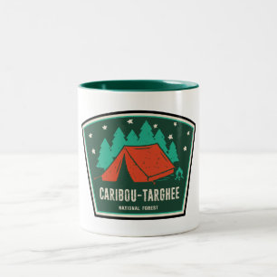 Tasse 2 Couleurs Camping forestier national Caribou-Targhee