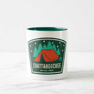 Tasse 2 Couleurs Camping forestier national de Chattahoochee