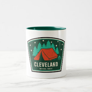 Tasse 2 Couleurs Camping forestier national de Cleveland
