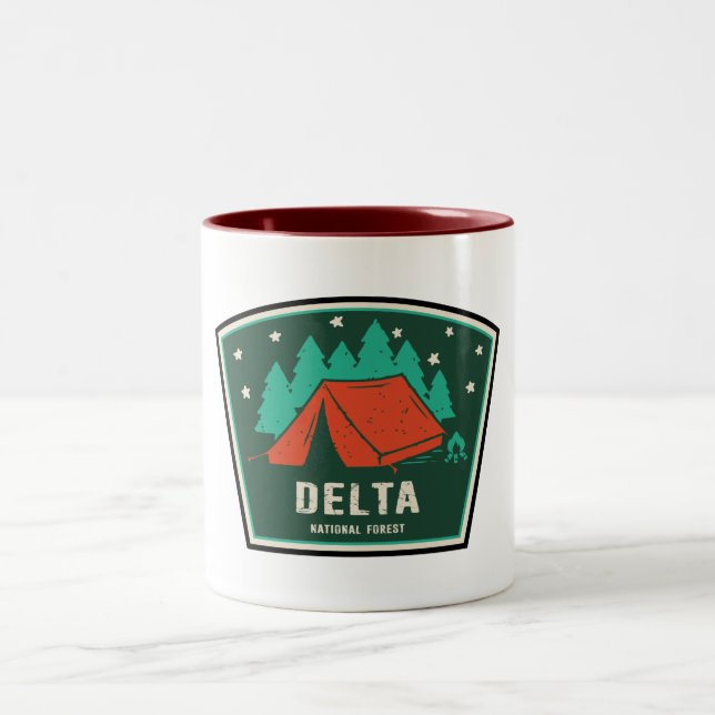 Tasse 2 Couleurs Camping forestier national du Delta (Centre)