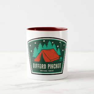 Tasse 2 Couleurs Camping forestier national Gifford Pinchot