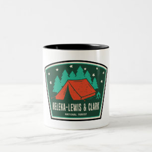 Tasse 2 Couleurs Camping forestier national Helena-Lewis et Clark