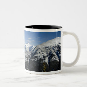 Tasse 2 Couleurs Canada, Alberta, Banff. Vues de la vallée de Bow