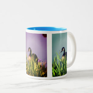 Tasse 2 Couleurs Canada Oose Irises Nature Art 