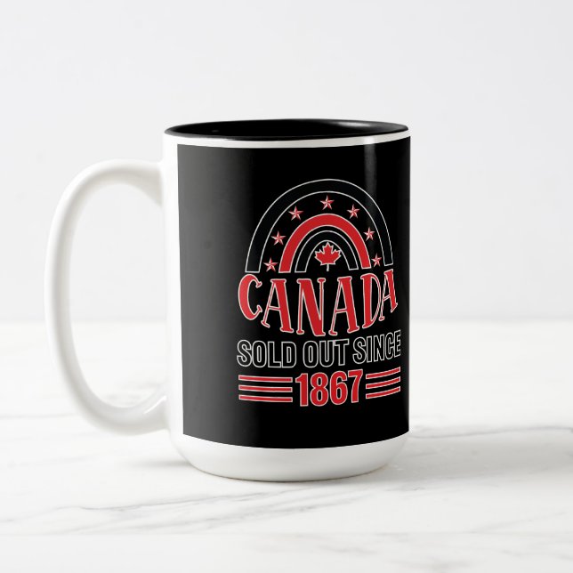 Tasse 2 Couleurs Canada Vendue Depuis 1867 (Gauche)