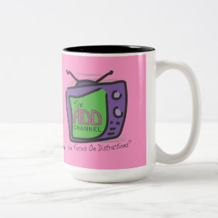 Tasse 2 Couleurs Canal ADD : Nous Nous Concentrons Sur Les Distract