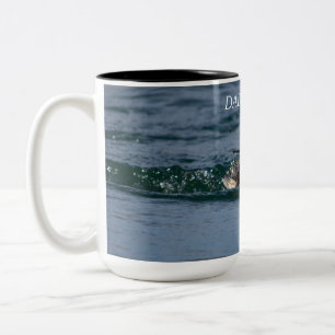 Tasse 2 Couleurs Canard avec bec ouvert