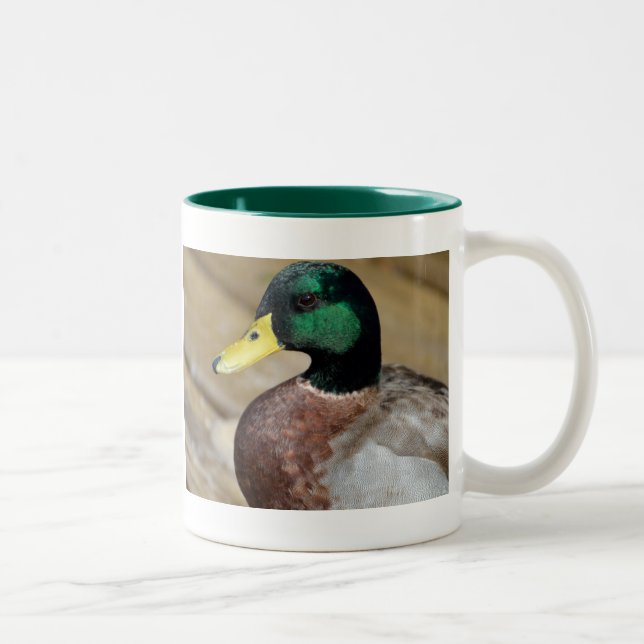 Tasse 2 Couleurs Canard de Mallard (Droit)