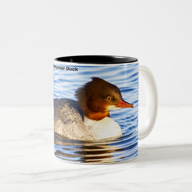 Tasse 2 Couleurs Canard harle (Devant droit)