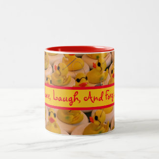 Tasse 2 Couleurs Canards en caoutchouc jaune très inspirant