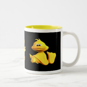 Tasse 2 Couleurs Canards jaunes