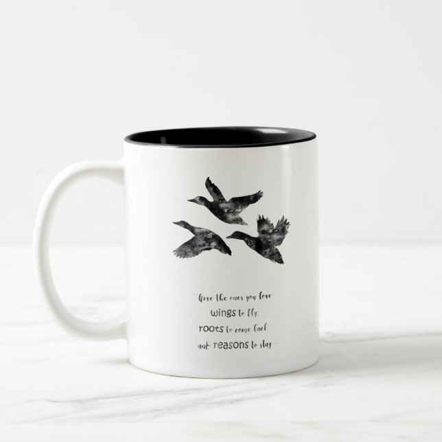 Tasse 2 Couleurs Canards volants (Gauche)