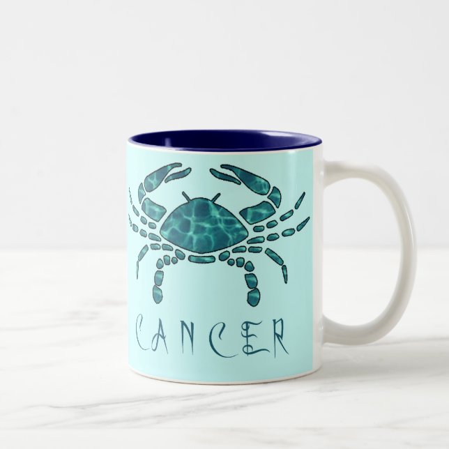 Tasse 2 Couleurs Cancer (Droit)