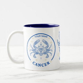 Tasse 2 Couleurs Cancer personnalisé Zodiac 11 oz