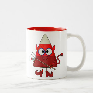 Tasse 2 Couleurs Candy Corn Devil Halloween