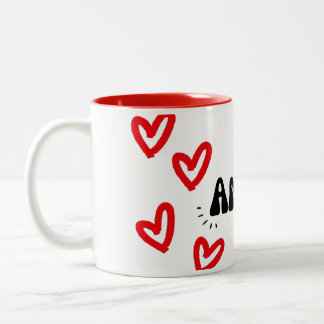Tasse 2 Couleurs Caneca Amor 