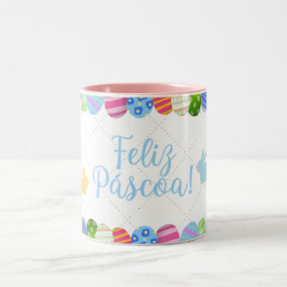 Tasse 2 Couleurs Caneca de café Páscoa 11 oz cerâmica W-PT ZLE