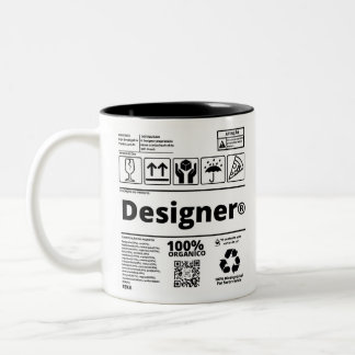Tasse 2 Couleurs Caneca Designer