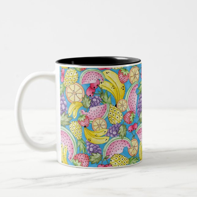 Tasse 2 Couleurs Caneca Linha Frutas Fun (Gauche)