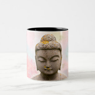Tasse 2 Couleurs Canette dans deux tons avec image du Buddha