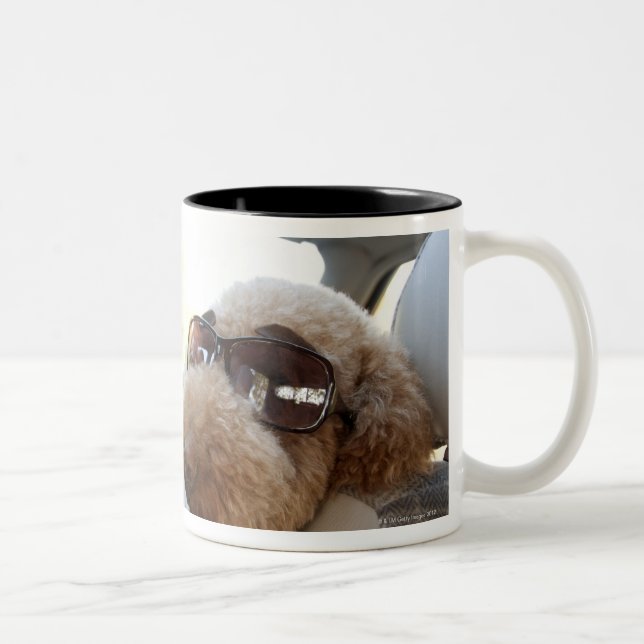 Tasse 2 Couleurs caniche standard 3 (Droit)