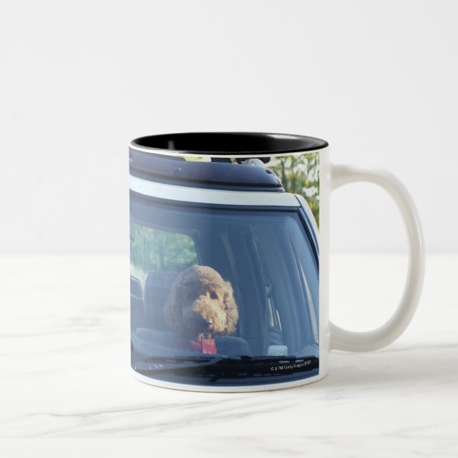 Tasse 2 Couleurs caniche standard 4 (Droit)