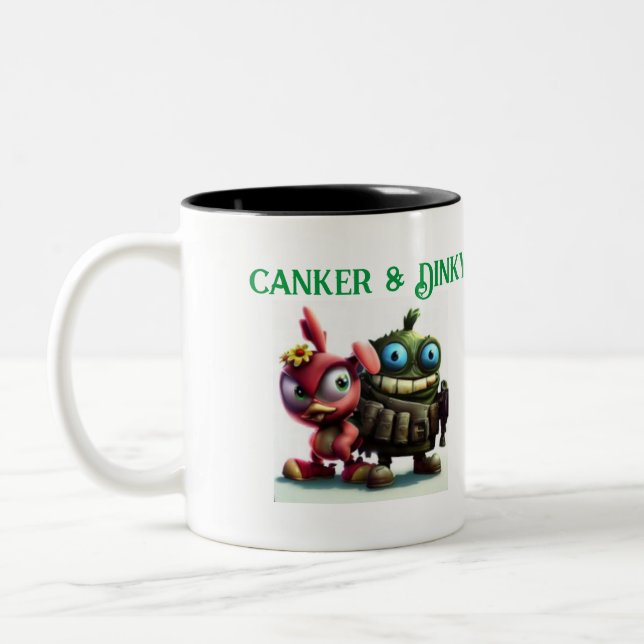 Tasse 2 Couleurs Canker & Dinky Classic (Gauche)