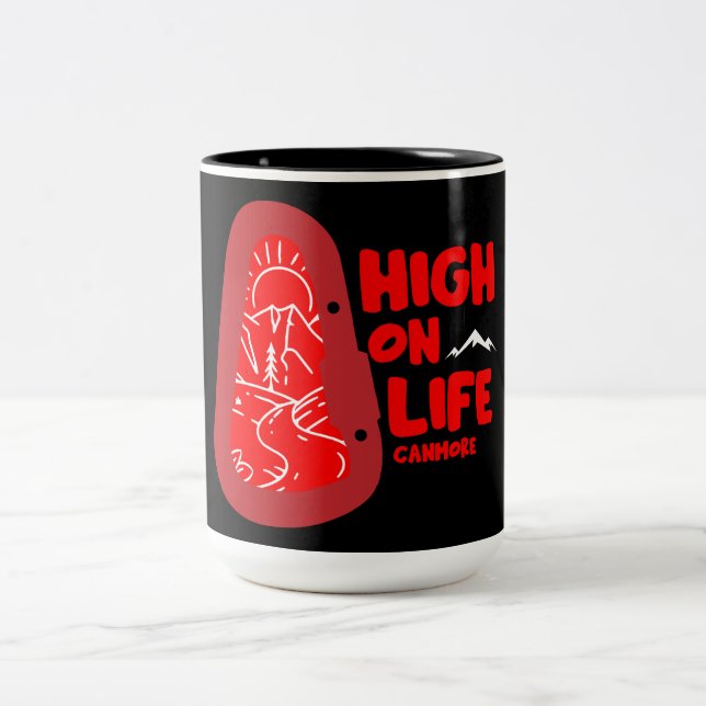 Tasse 2 Couleurs Canmore Alpinisme Canada (Centre)