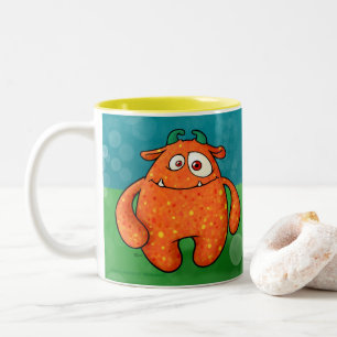 Tasse 2 Couleurs Cannelle le monstre, w/quote