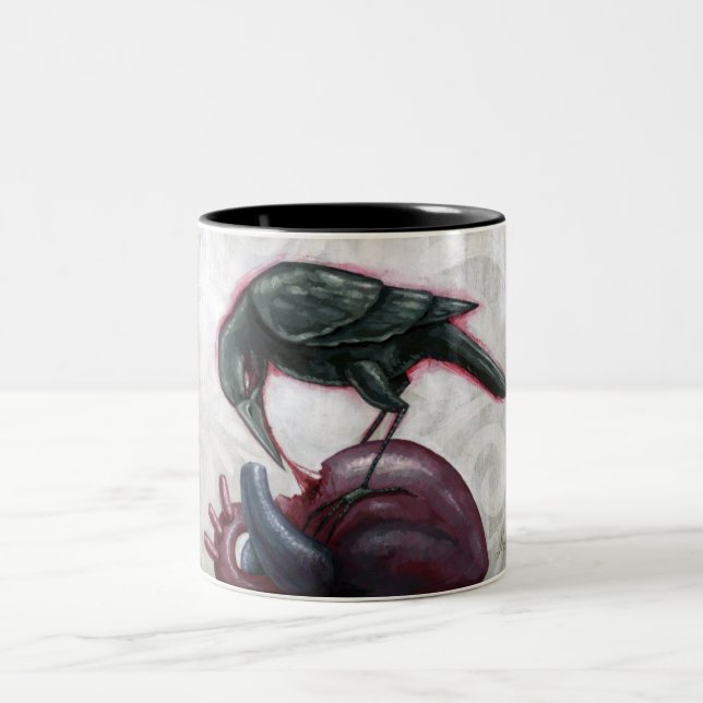 Tasse 2 Couleurs Cannibale de coeur (Centre)