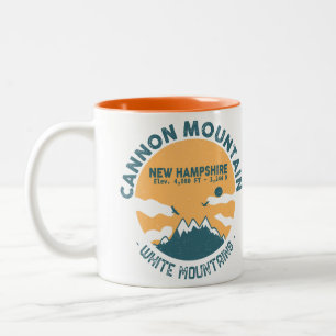 Tasse 2 Couleurs Cannon Mountain New Hampshire - Retro vintage