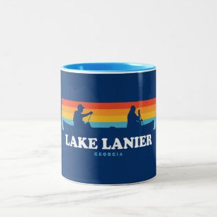 Tasse 2 Couleurs Canot du lac Lanier Georgia