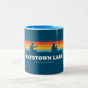 Tasse 2 Couleurs Canot Raystown Lake Pennsylvania