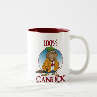Tasse 2 Couleurs Canuck 100%
