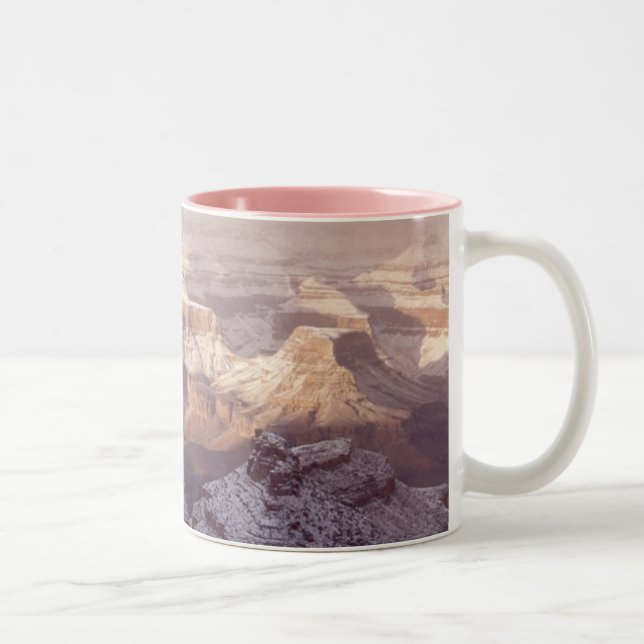 Tasse 2 Couleurs Canyon grand en hiver (Droit)