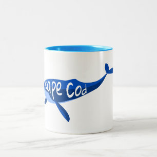 Tasse 2 Couleurs Cape Cod Massachusetts Baleine