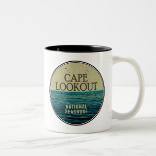 Tasse 2 Couleurs Cape Lookout National Seashore Ocean Birds